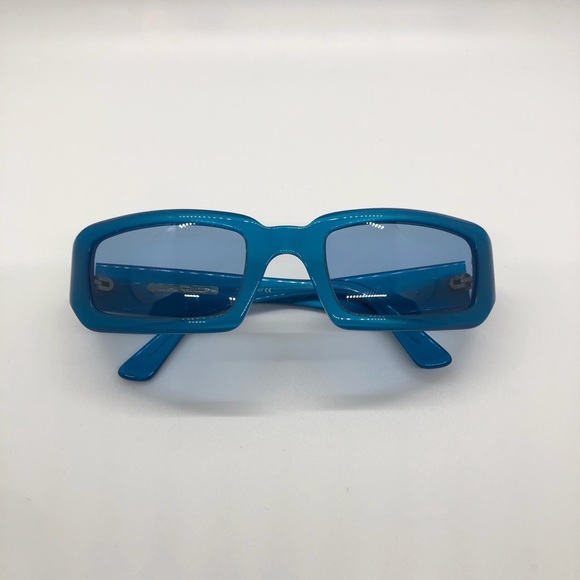 Salvatore Ferragamo Accessories - SOLD!! Vintage Salvatore Ferragamo Blue Sunglasses
